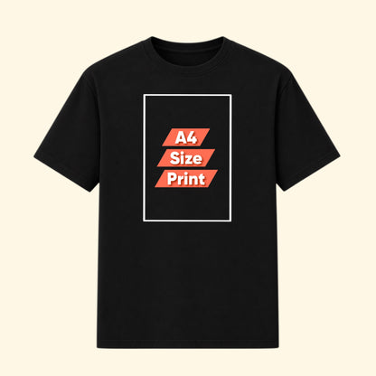 Customisable Tee DIY Series A4 Print