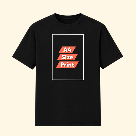 Customisable Tee DIY Series A4 Print
