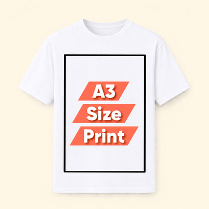 Customisable Tee DIY Series A3 Print