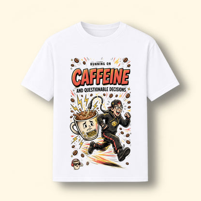 Running On Caffeine! Graphical Tee