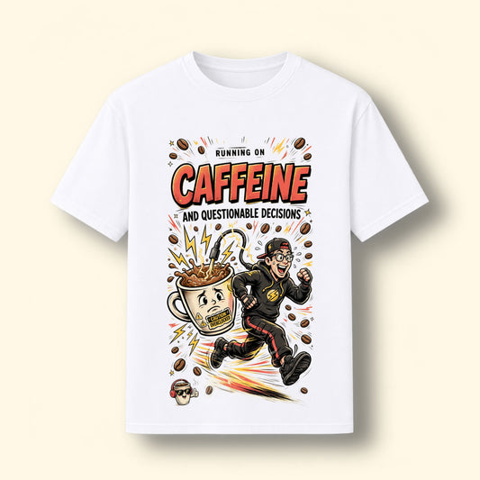 Running On Caffeine! Graphical Tee