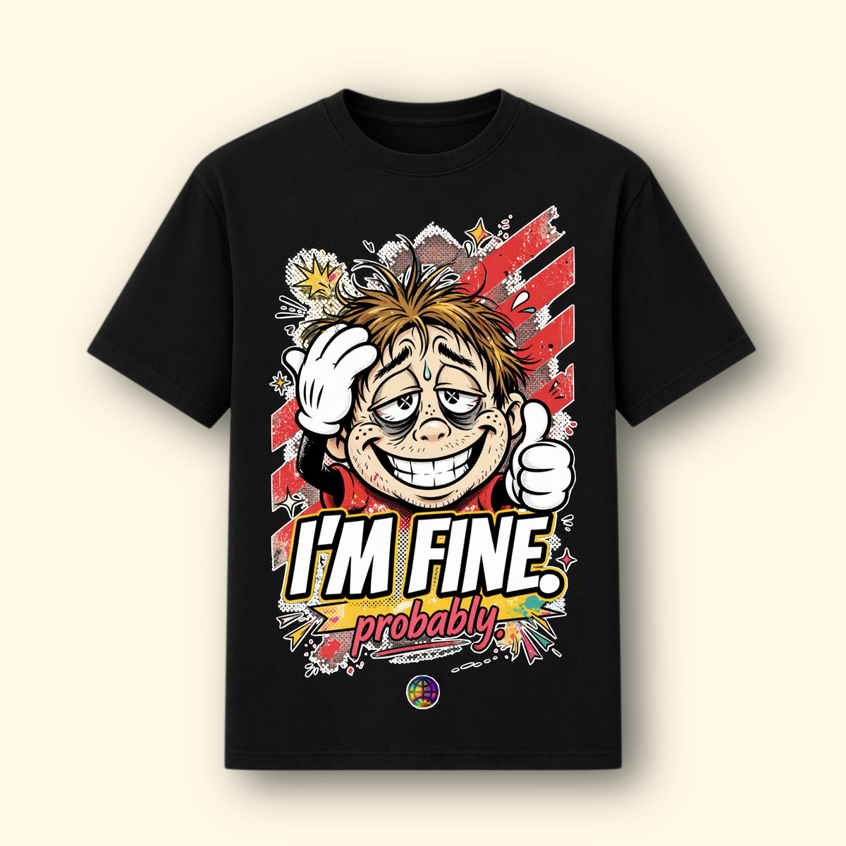 Im Fine! Graphical Tee