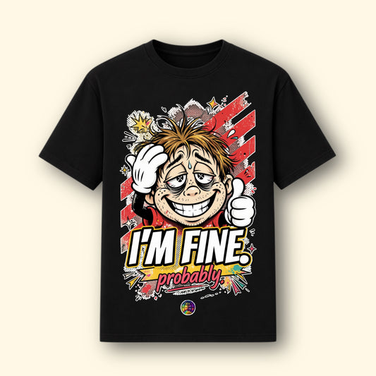 Im Fine! Graphical Tee