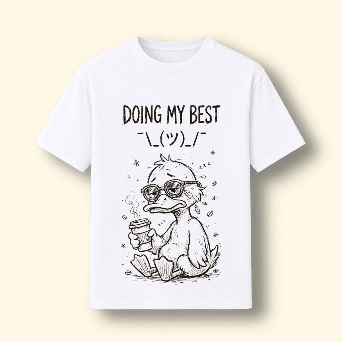 Doing My Best! 🤷‍♂️ Graphical Tee