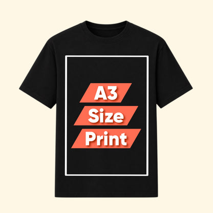 Customisable Tee DIY Series A3 Print