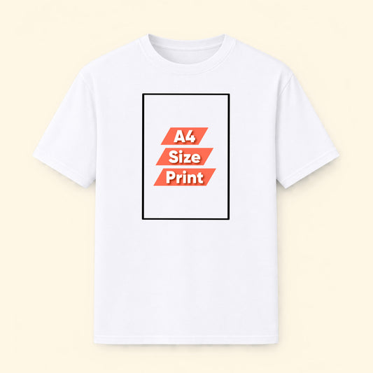 Customisable Tee DIY Series A4 Print