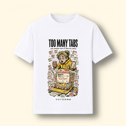 Too Many Tabs! Graphical Tee