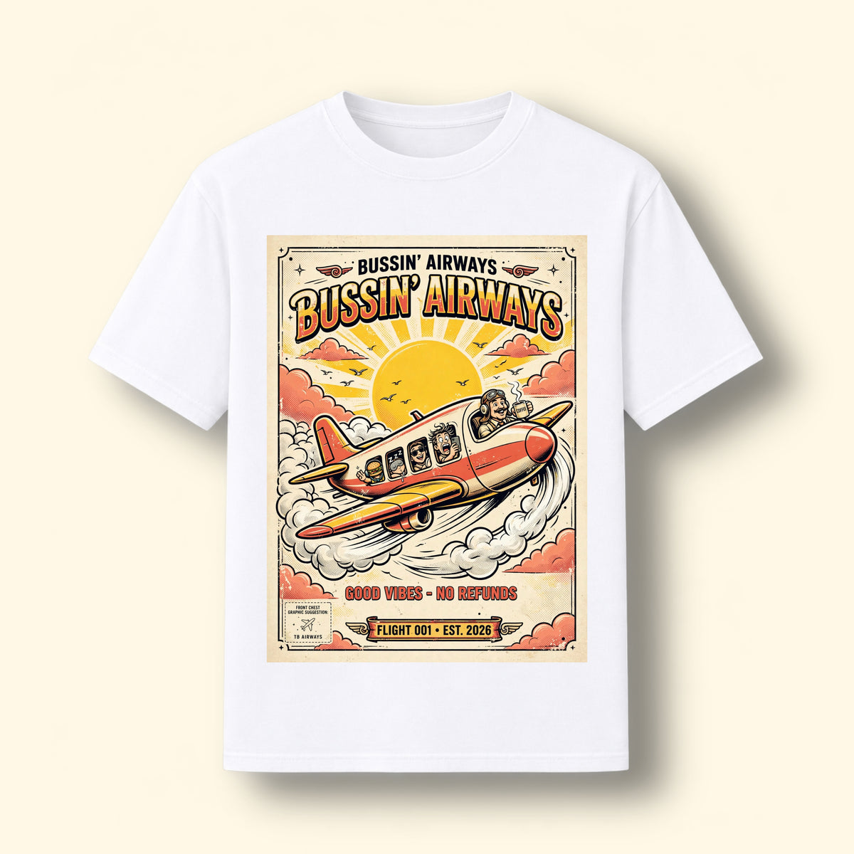 Bussin Airways! Graphical Tee